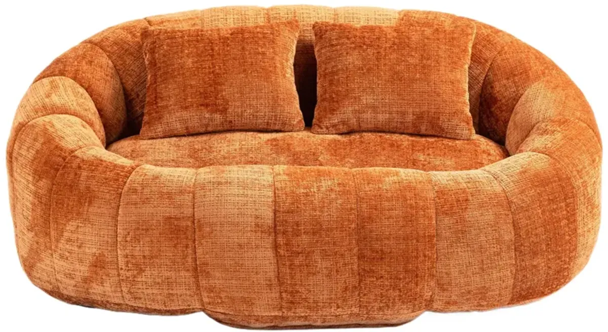 Mondawe Lazy Sofa High Back Bean Bag Chair Couch, Accent Floor Soft Lounge Chair