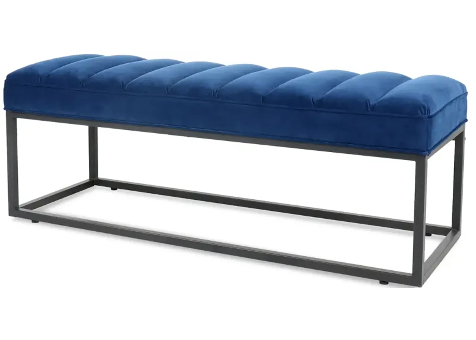 Metal Base Upholstered Bench For Bedroom For Entryway