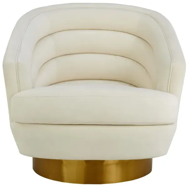 Canyon Velvet Swivel Chair