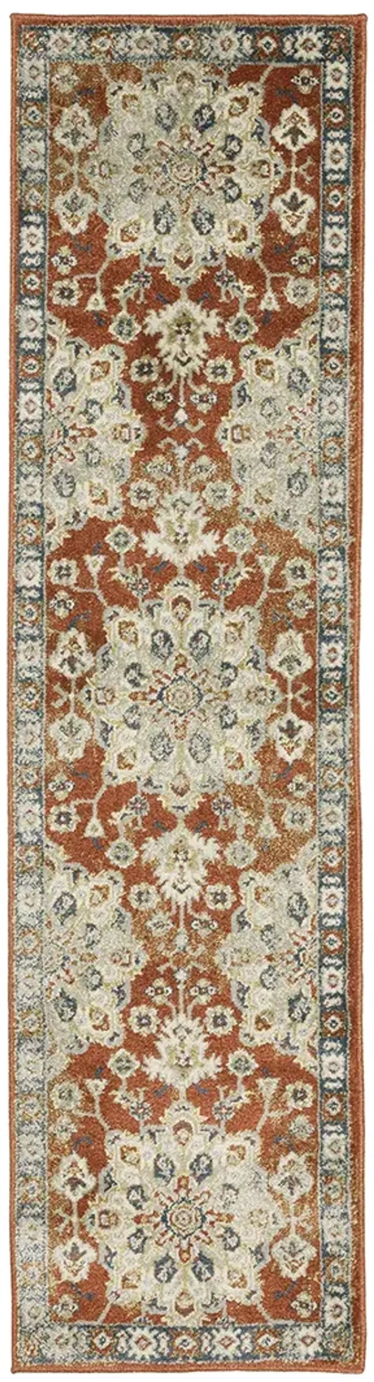 Branson 1'10" x 7'3" Rust Rug