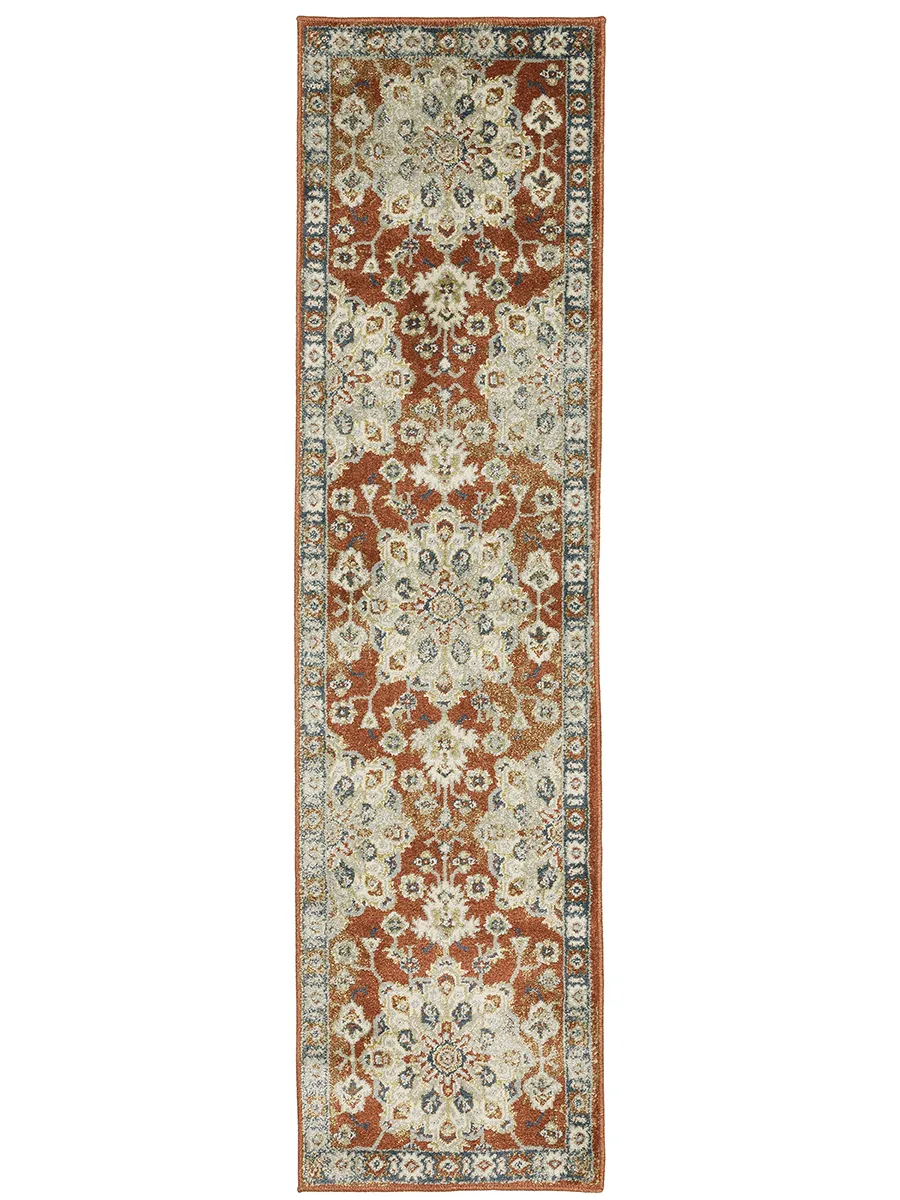 Branson 1'10" x 7'3" Rust Rug