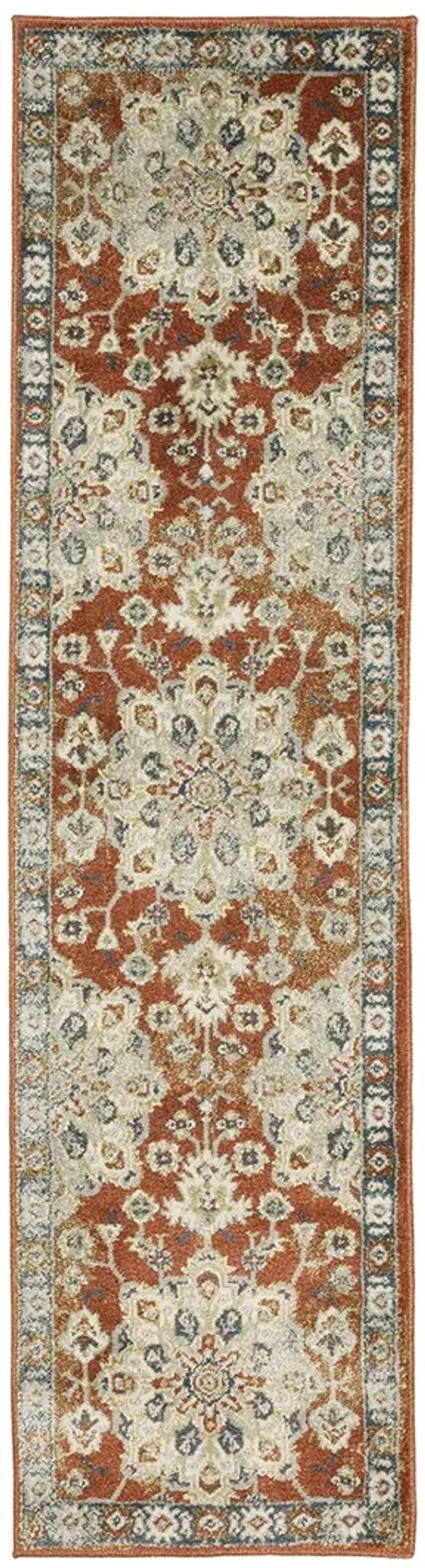 Branson 1'10" x 7'3" Rust Rug