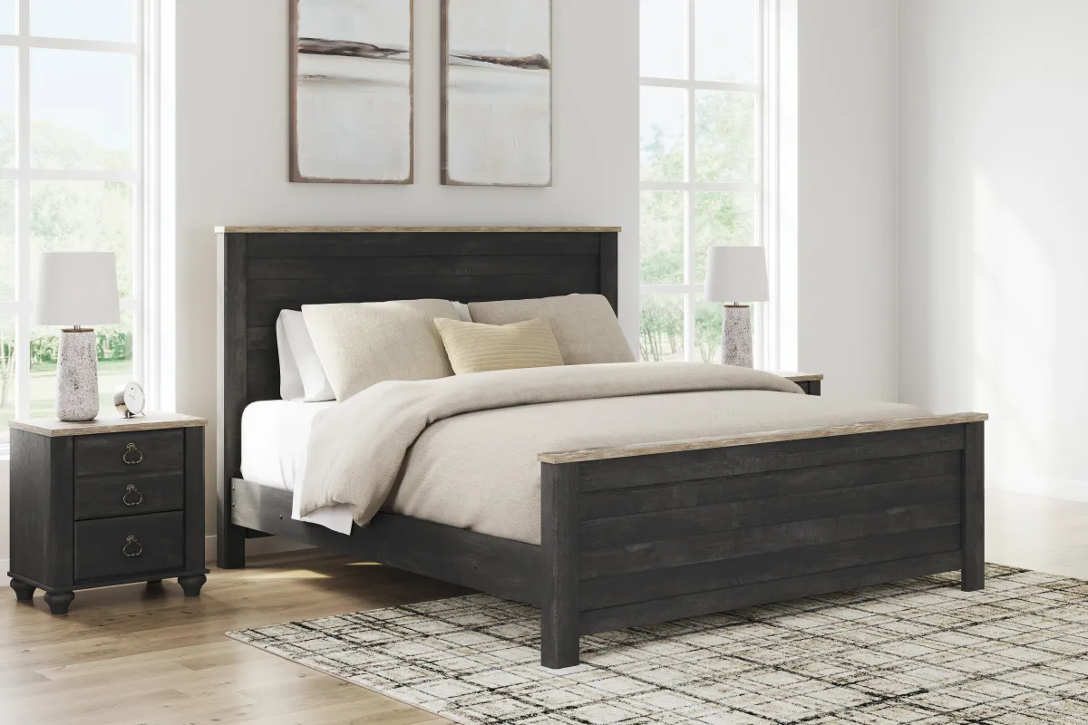 Nanforth Queen Panel Bed