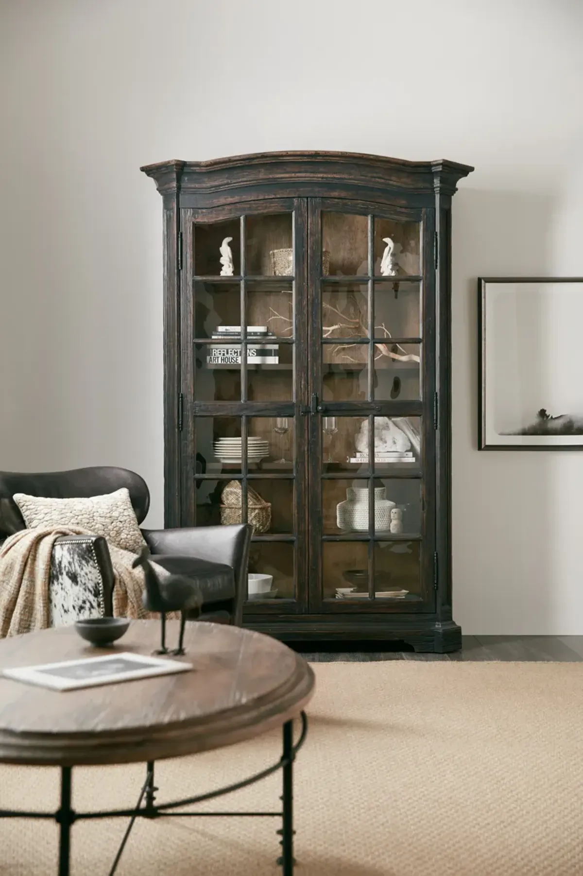 La Grange Mullins Prairie Display Cabinet