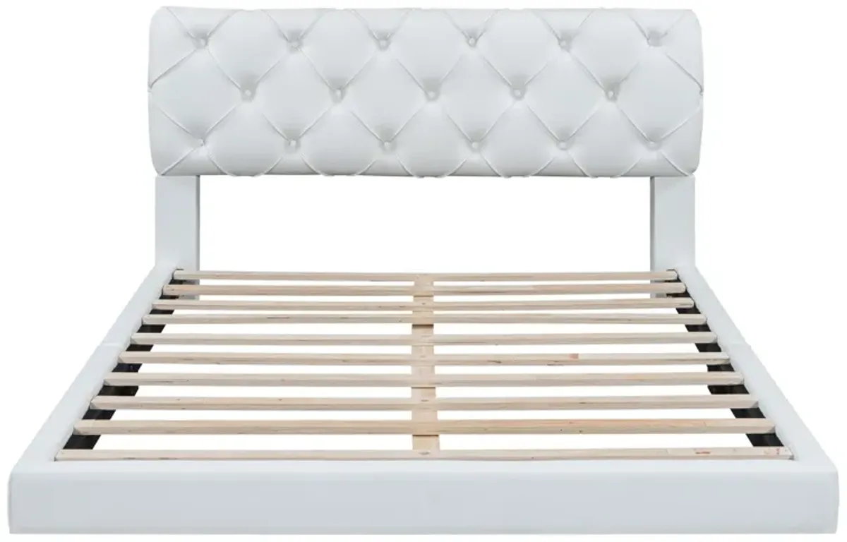 Merax Tufted Upholstered Platform Bed