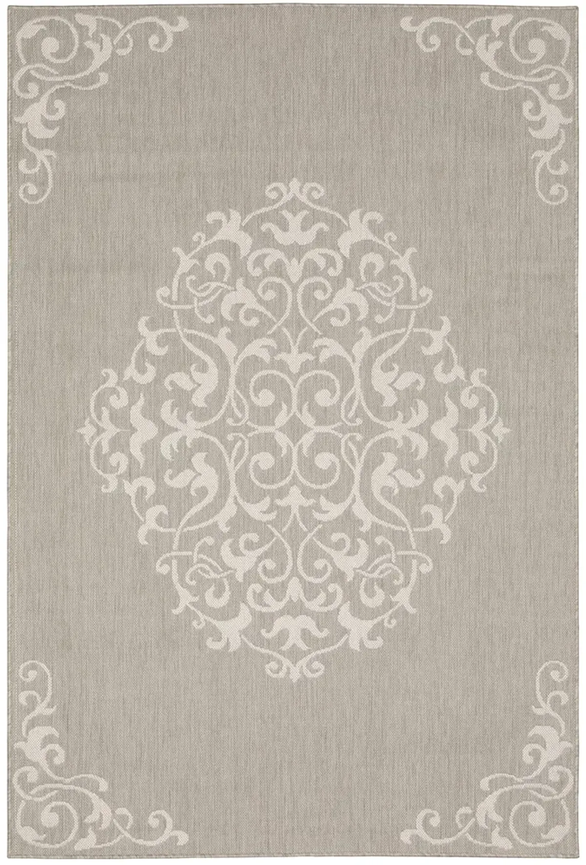 Portofino 7'10" x 10' Grey Rug