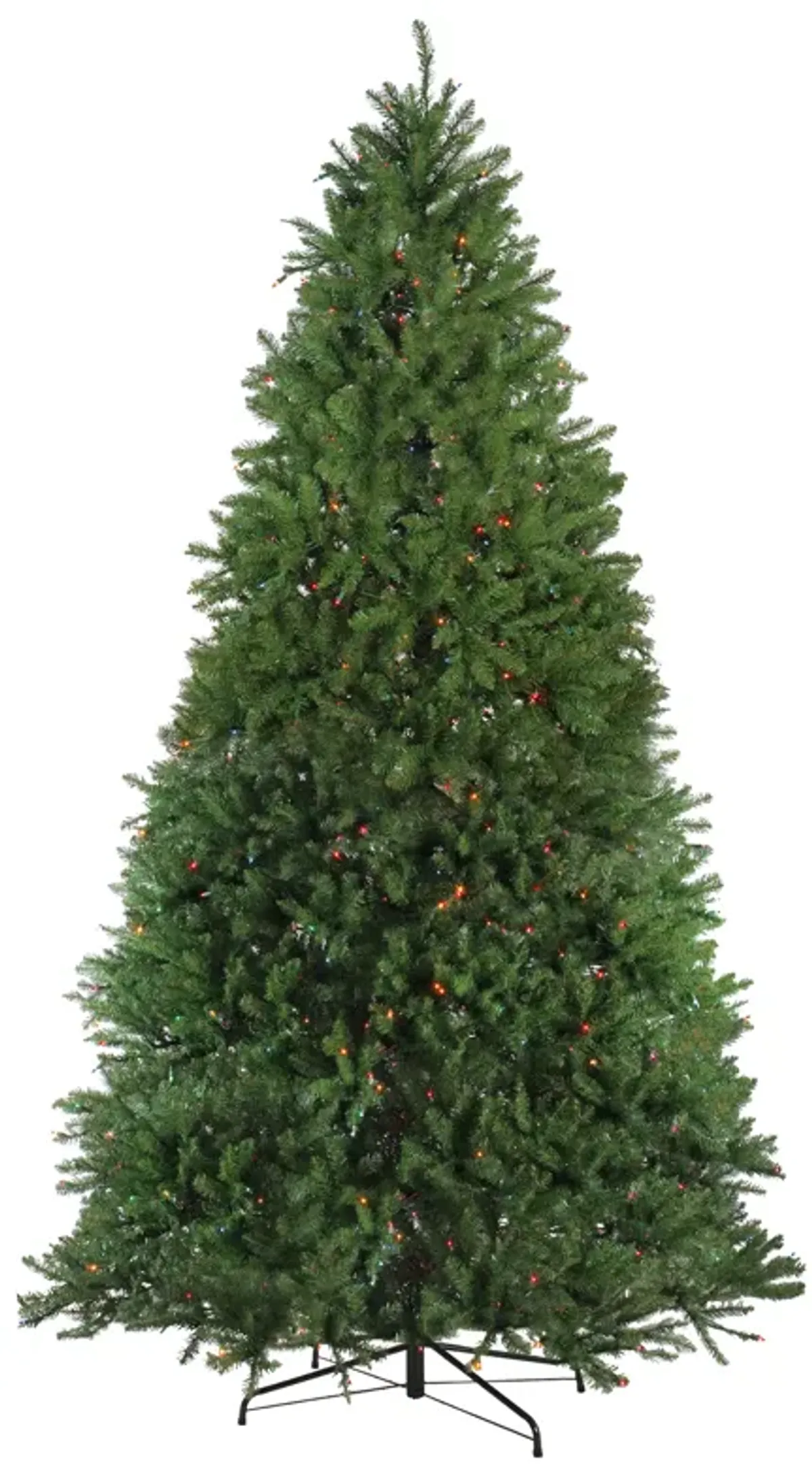 12' Pre-Lit Full Northern Pine Artificial Christmas Tree - Multi-Color Lights