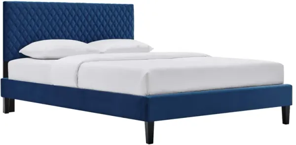 Modway - Garcelle Performance Velvet Queen Platform Bed