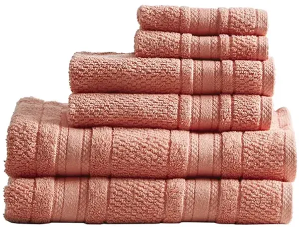 Gracie Mills Aisling Super Soft 6 Pieces Cotton Quick Dry Bath Towel Set
