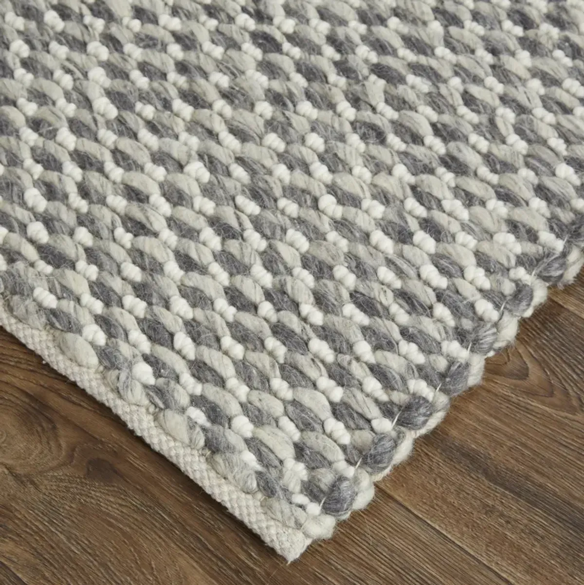 Berkeley 0812F Gray/Ivory 5' x 8' Rug