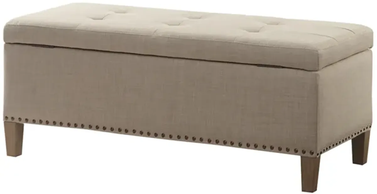 Shandra II Tufted Top Storage Bench