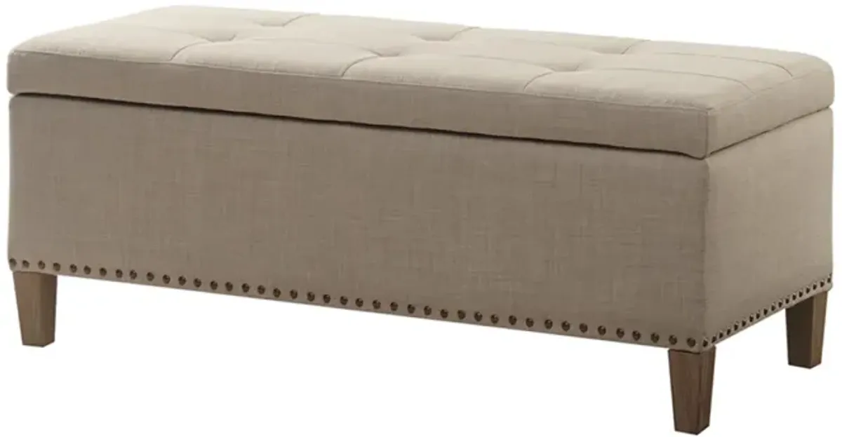 Shandra II Tufted Top Storage Bench