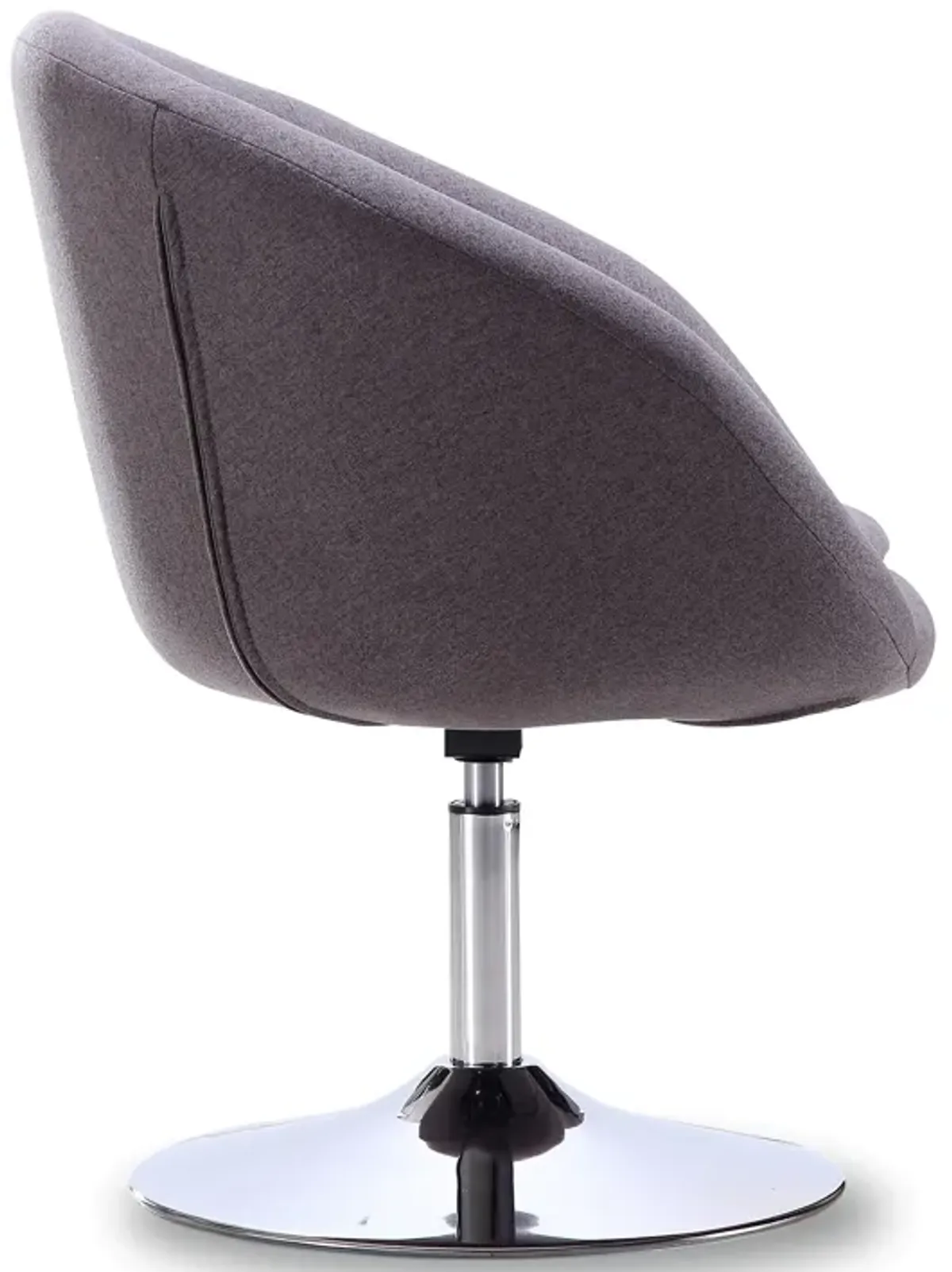 Hopper Gray Swivel Accent Chairs (Set of 2)