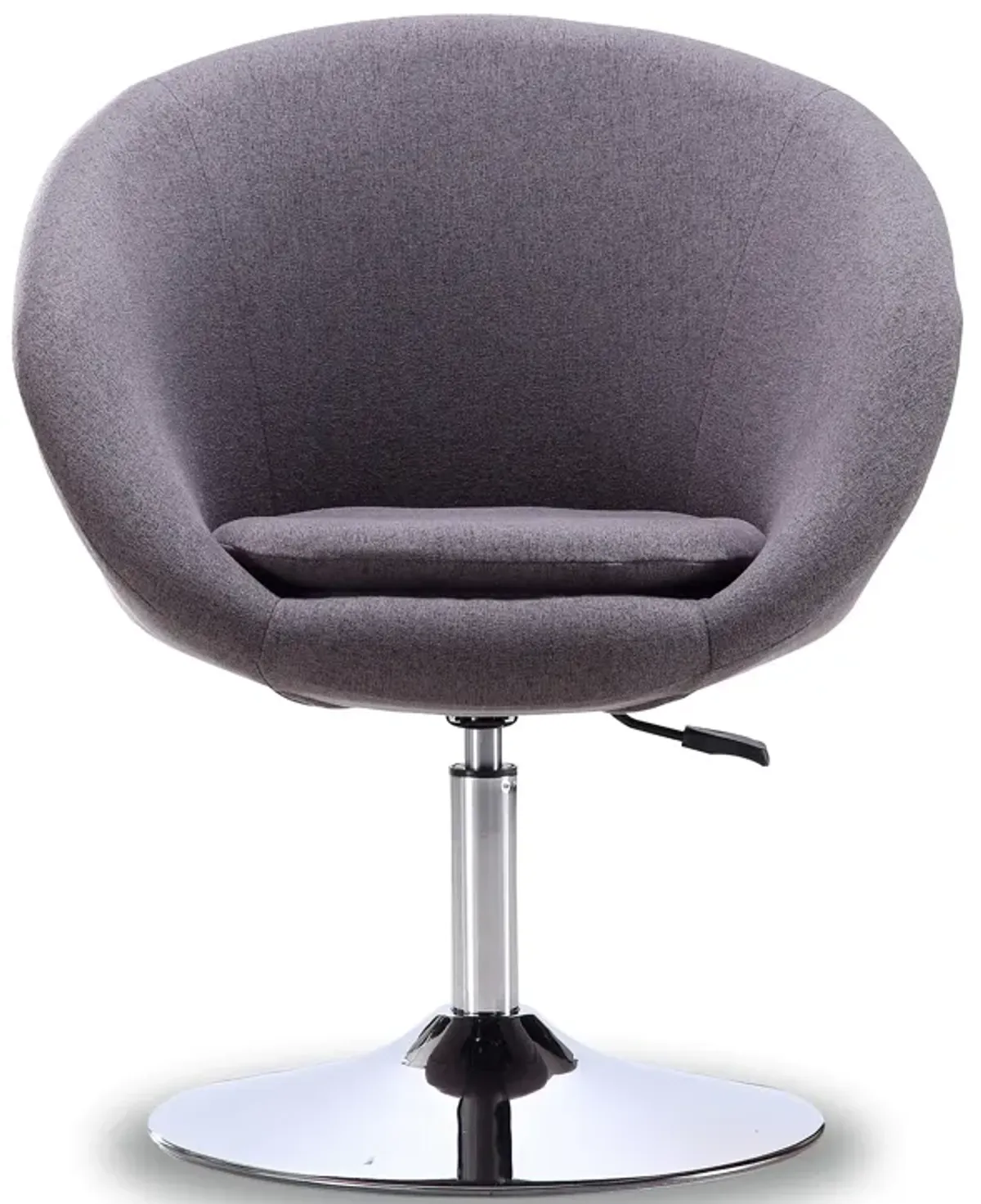 Hopper Gray Swivel Accent Chairs (Set of 2)