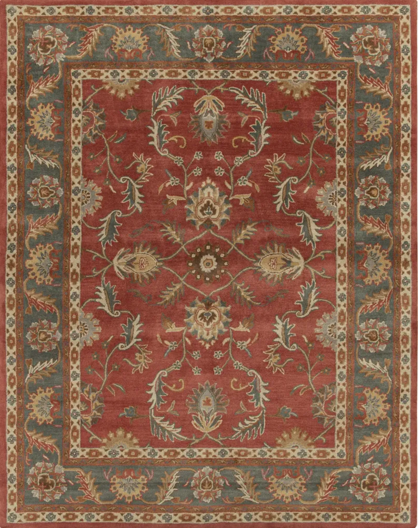 Caesar CAE-1007 9'9' Round Red Rug