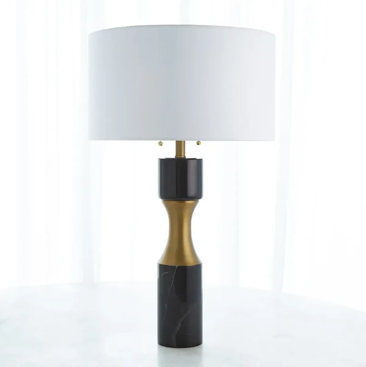 Marble Cinch Lamp-Black