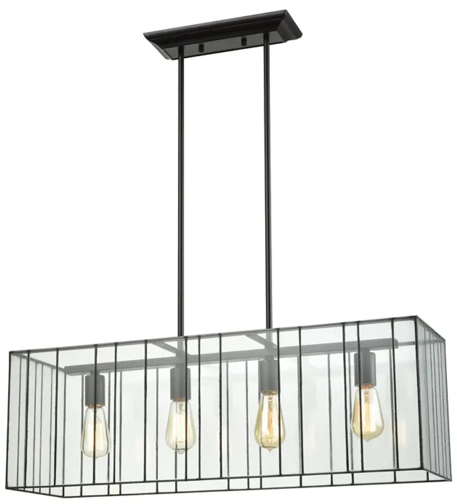 Lucian 31" 4-Light Chandelier