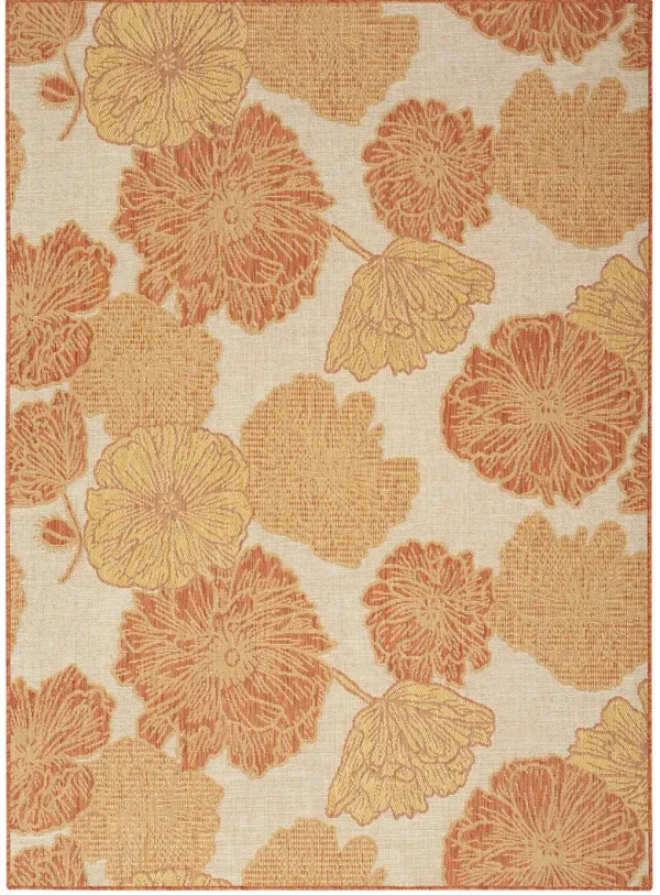 Garden Oasis GOA04 Coral 4' x 6' Rug