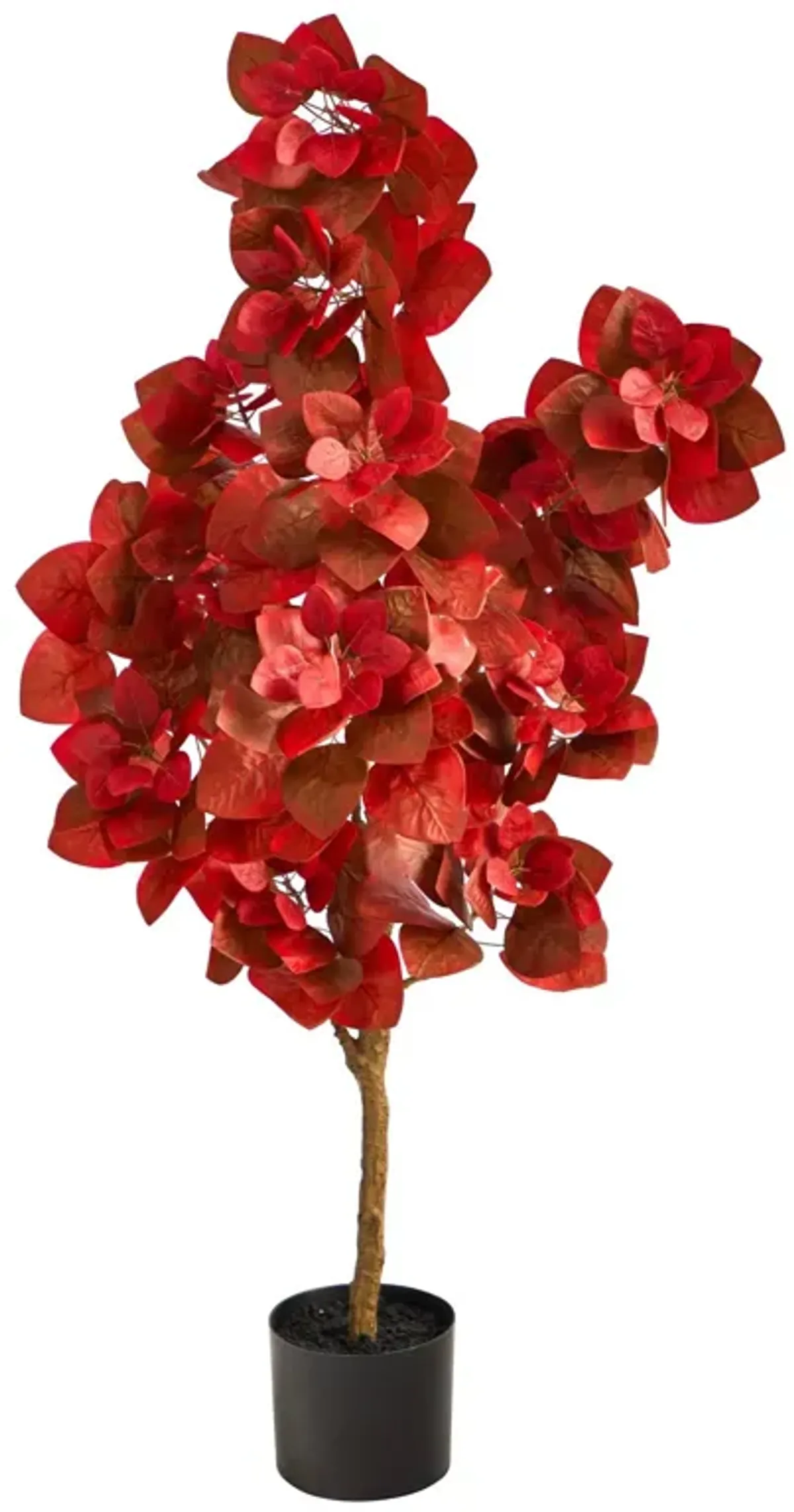 Nearly Natural 4 ft Autumn Pomegranate Artificial Tree