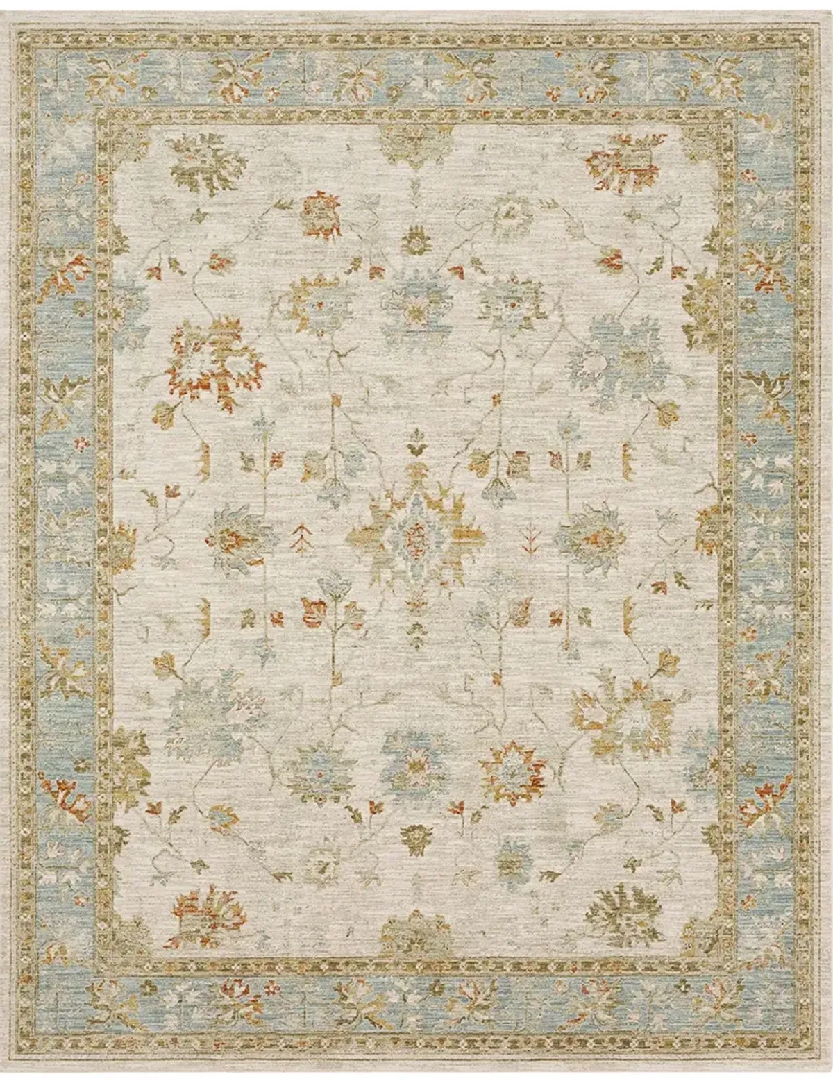 Adalia Iznik Cream 2' 7" X 7' 3" Rug