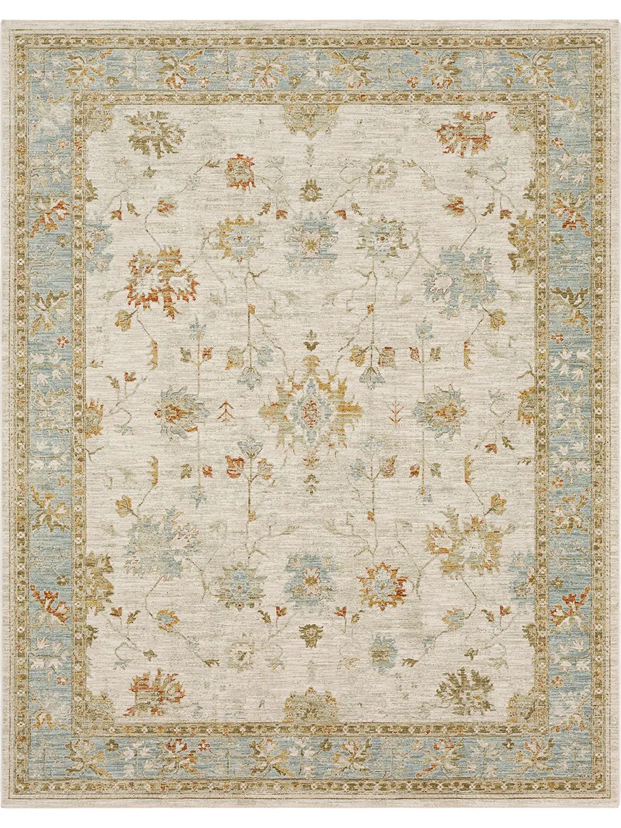 Adalia Iznik Cream 2' 7" X 7' 3" Rug