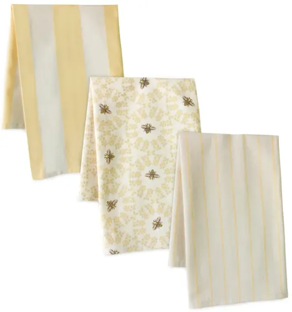 Cotton Tea Towels Set of 3 for Everyday Kitchen Essentials
