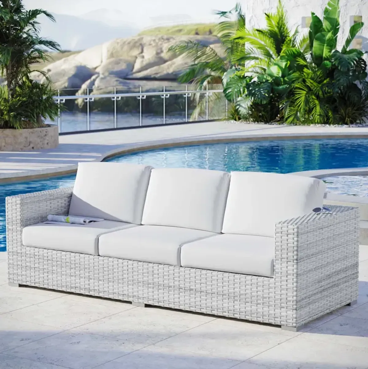 Modway - Convene Outdoor Patio Sofa