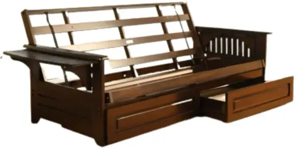 Phoenix Frame-Espresso Finish-Storage Drawers