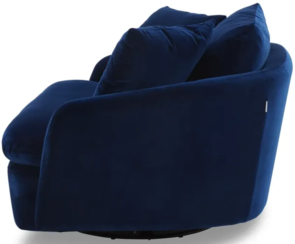 Velvet Swivel Chair