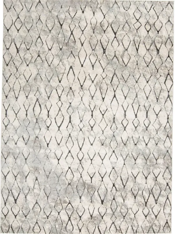 Kano 3872F Ivory/Gray/Taupe 2'7" x 8' Rug