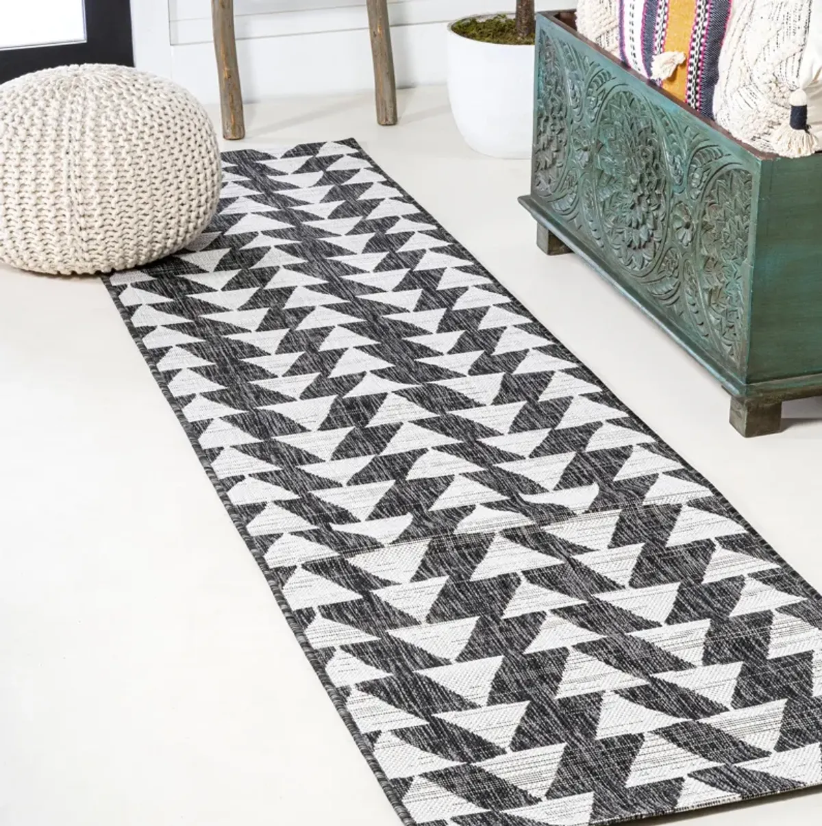 andratx Modern Tribal Geometric Indoor/Outdoor Area Rug