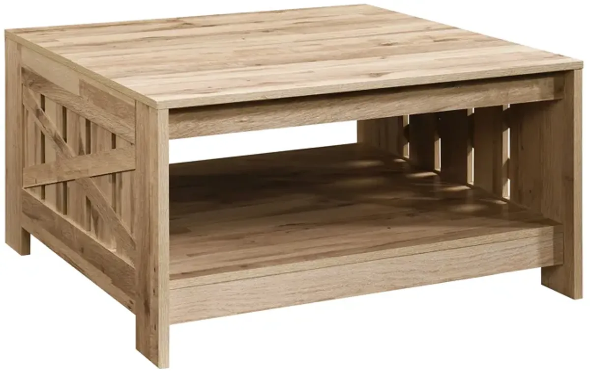 31.5 in. Square Wood Coffee Table