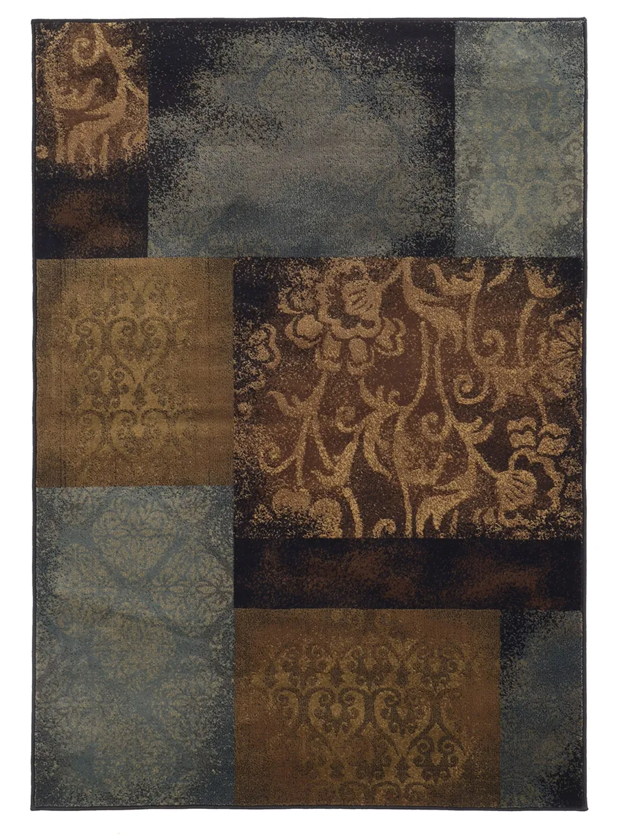 Hudson 5'3" x 7'6" Blue Rug