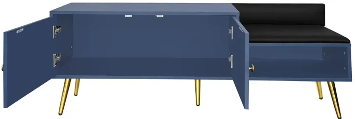 Modern Shoe Storage Bench Cabinet