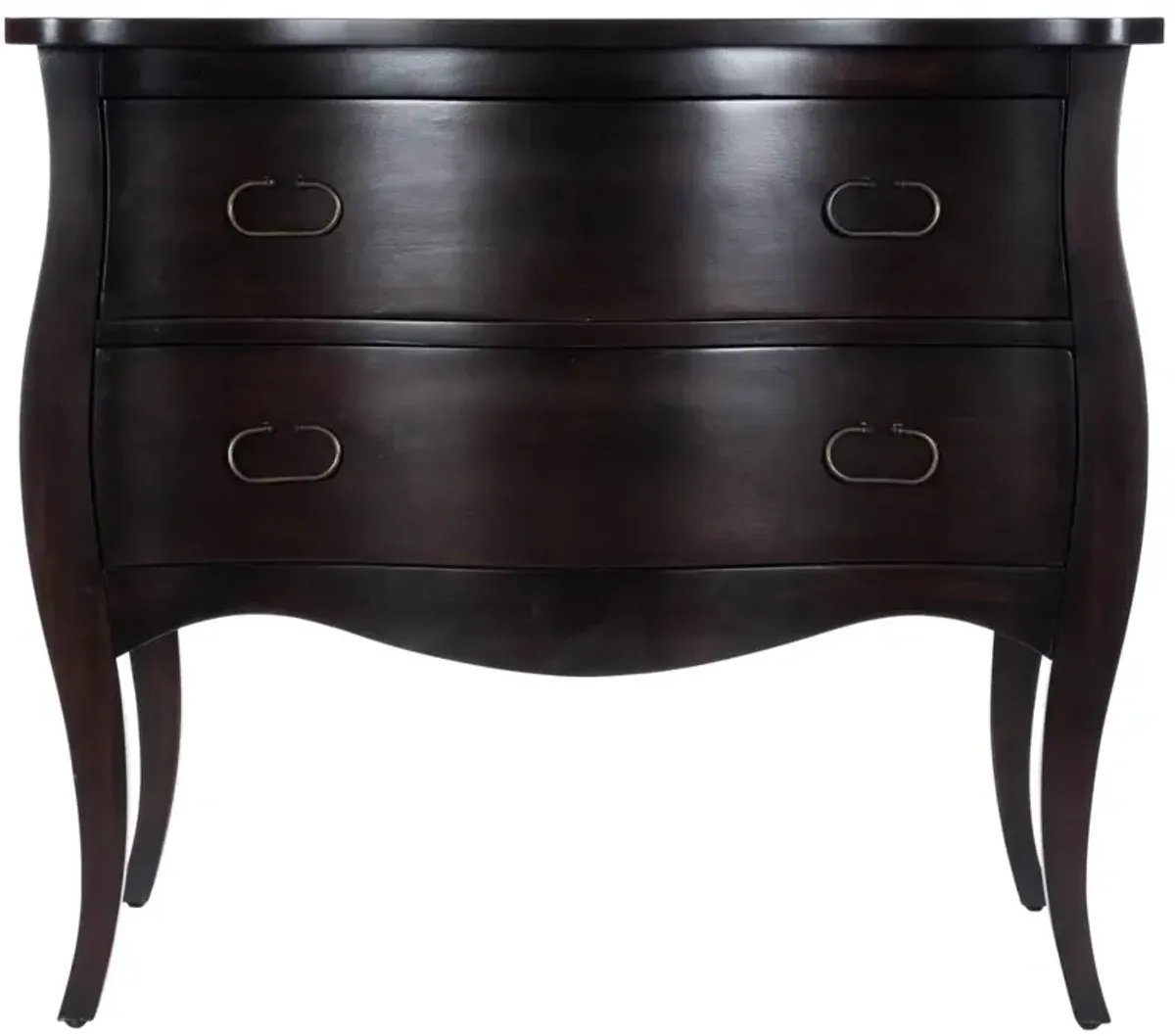 Antiqued Walnut 3-Drawer Chest, Belen Kox