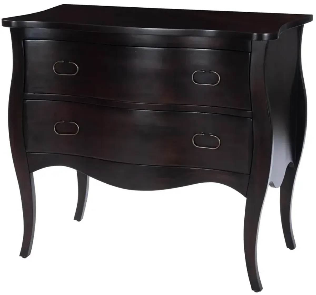 Antiqued Walnut 3-Drawer Chest, Belen Kox