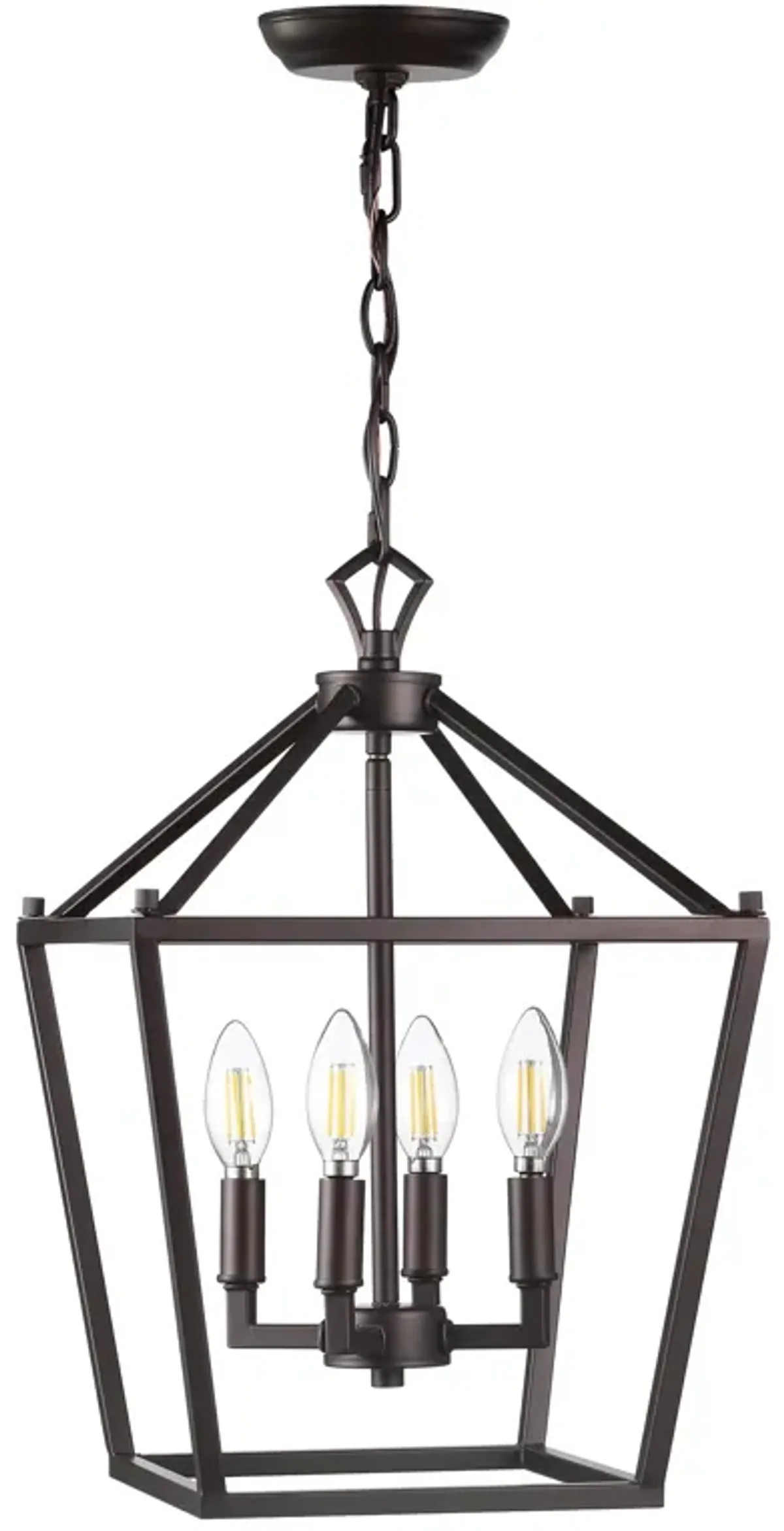 PagodaBulb Lantern Metal LED Pendant