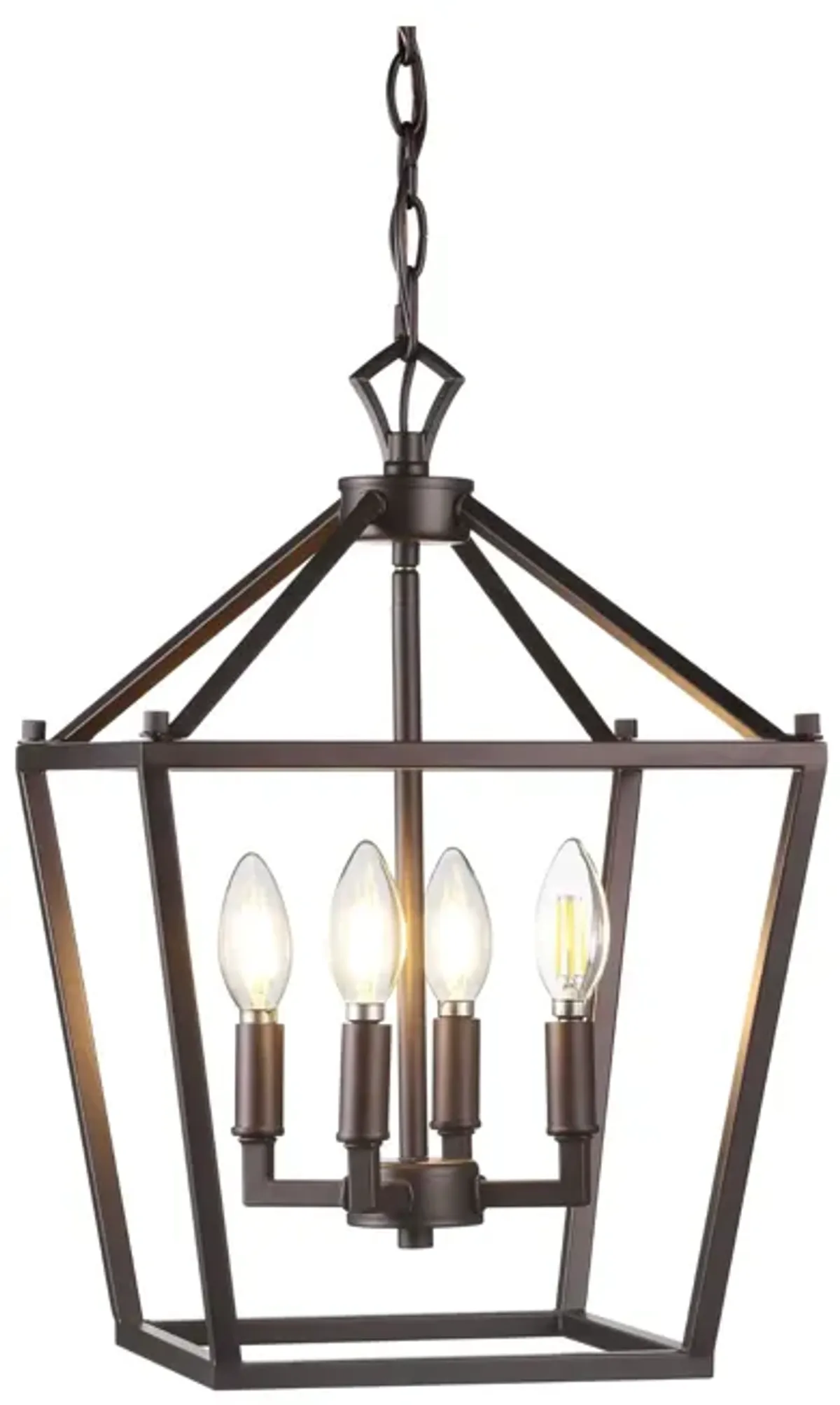 PagodaBulb Lantern Metal LED Pendant