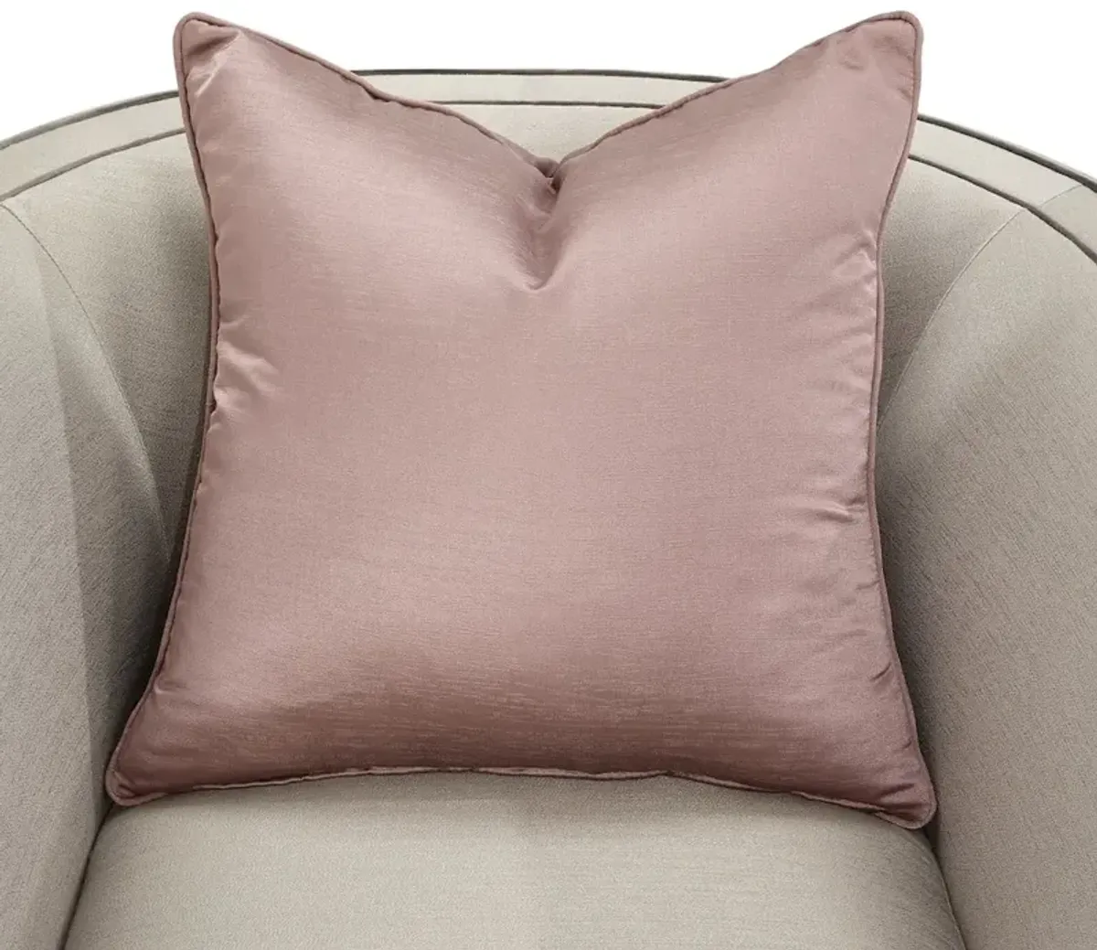 Michael Amini Linea Matching Chair - Metallic/SilverMist