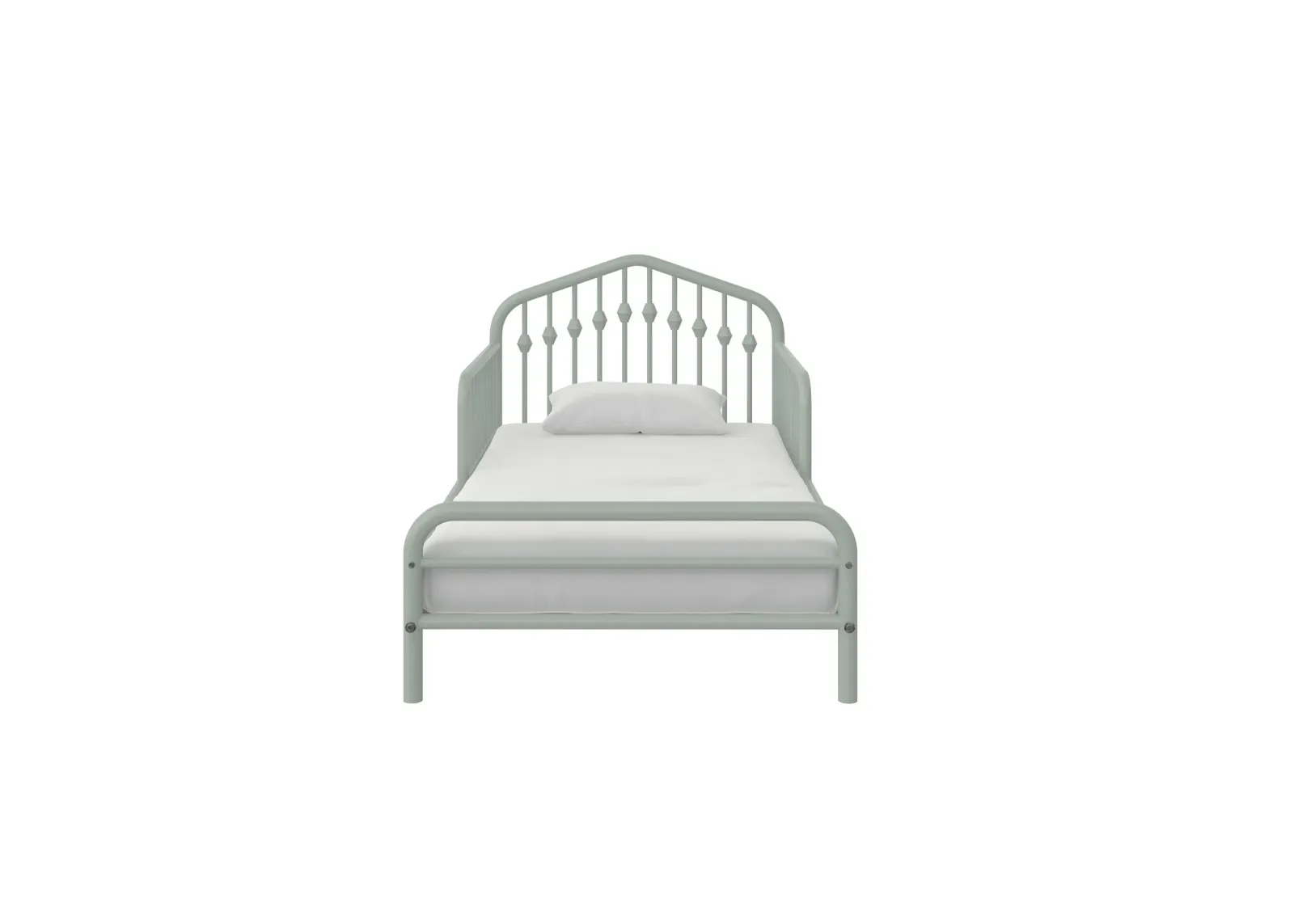 Bushwick Metal Toddler Bed with Safety Rails