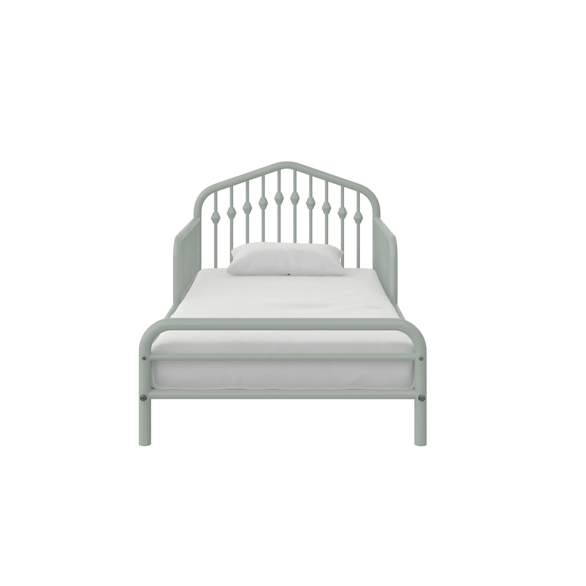 Bushwick Metal Toddler Bed with Safety Rails