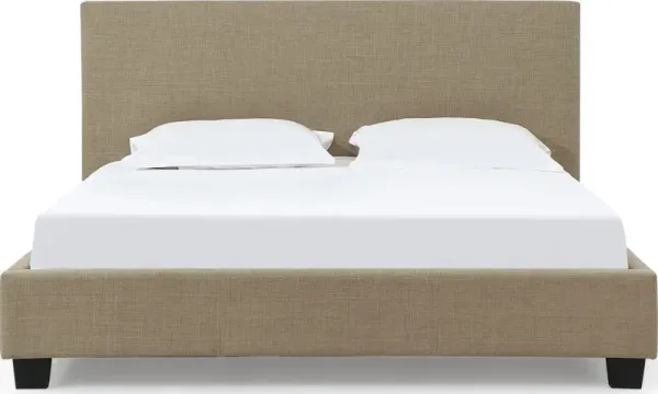Saint Pierre King-size Linen Platform Bed