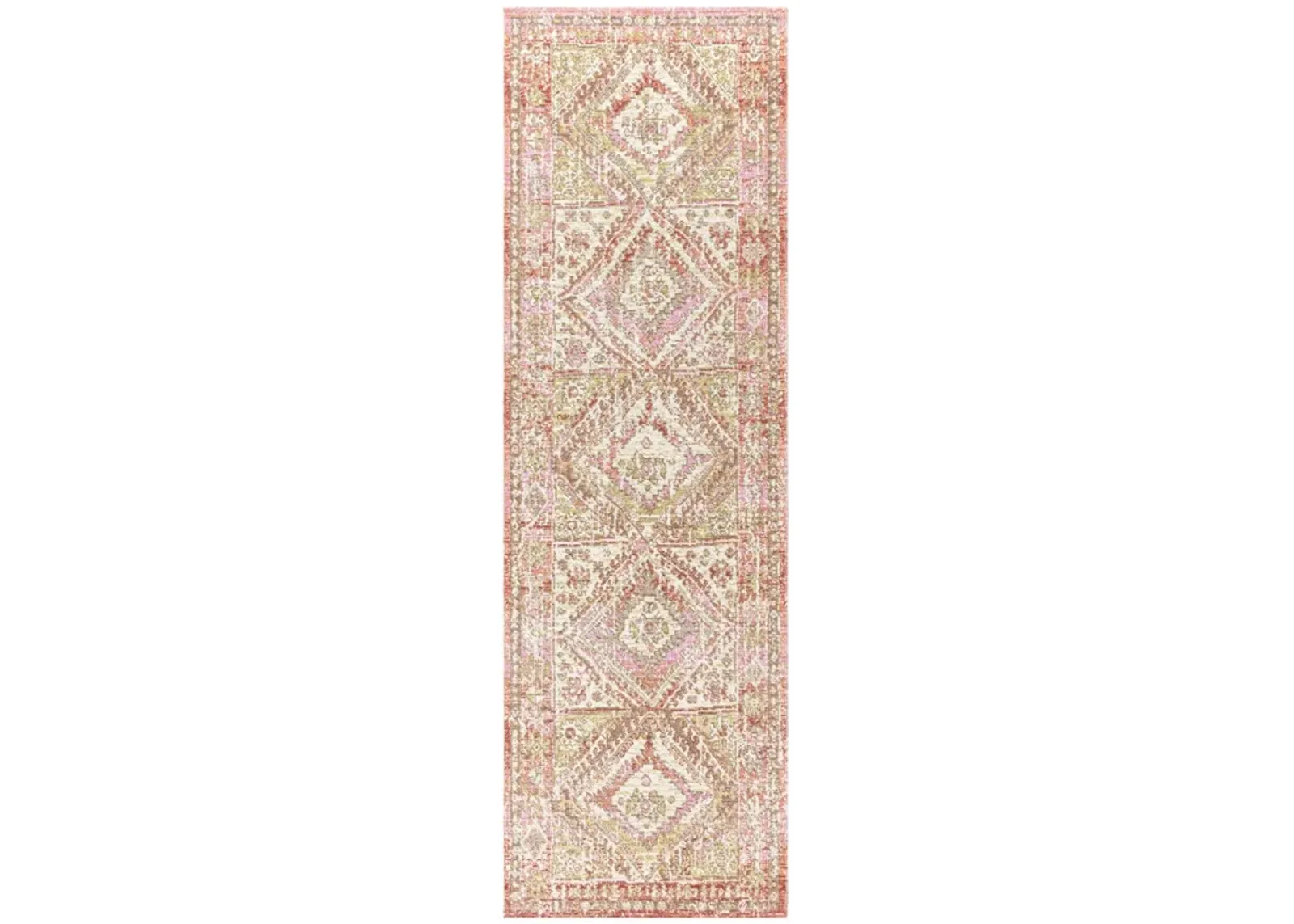 Darija Ornate Geometric Medallion Area Rug