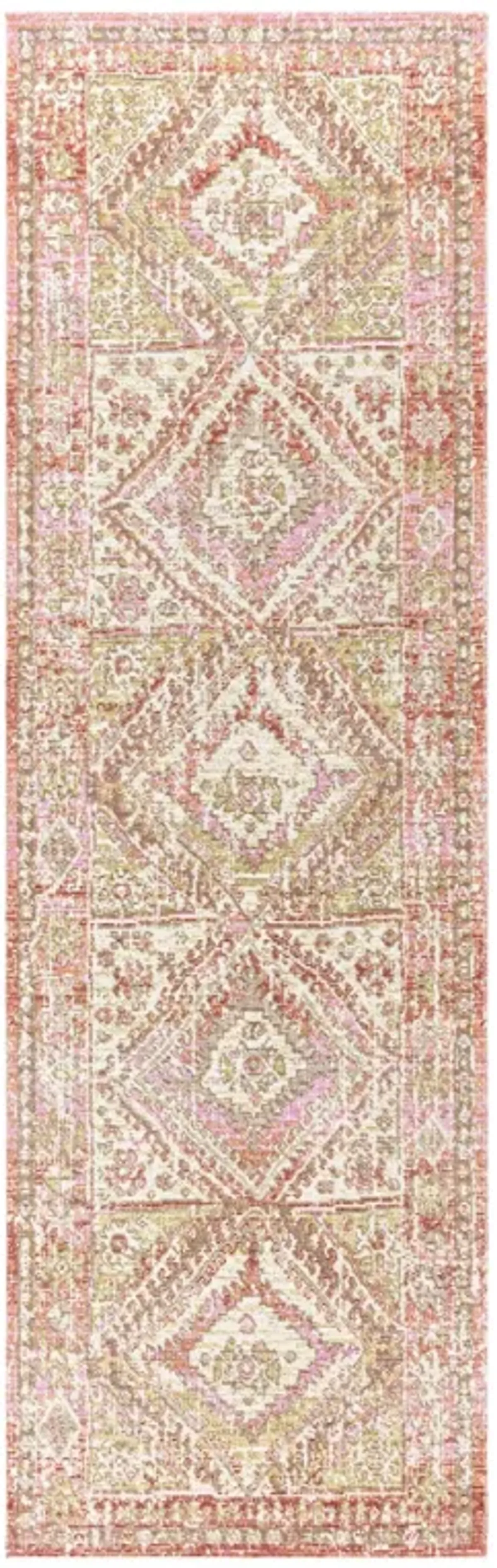 Darija Ornate Geometric Medallion Area Rug