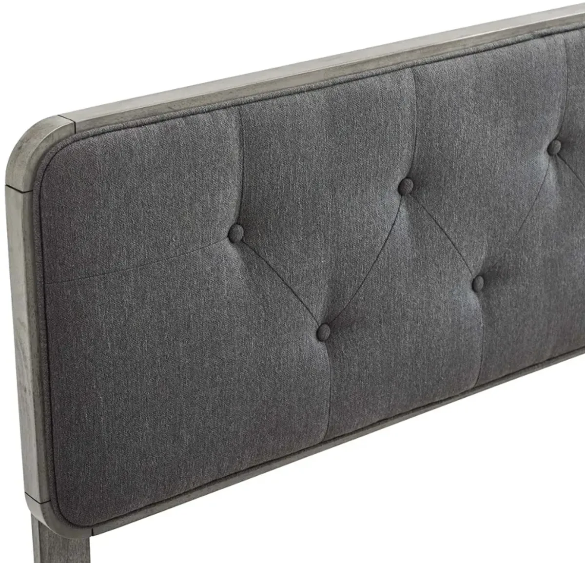 Modway - Collins Tufted King Fabric and Wood Headboard