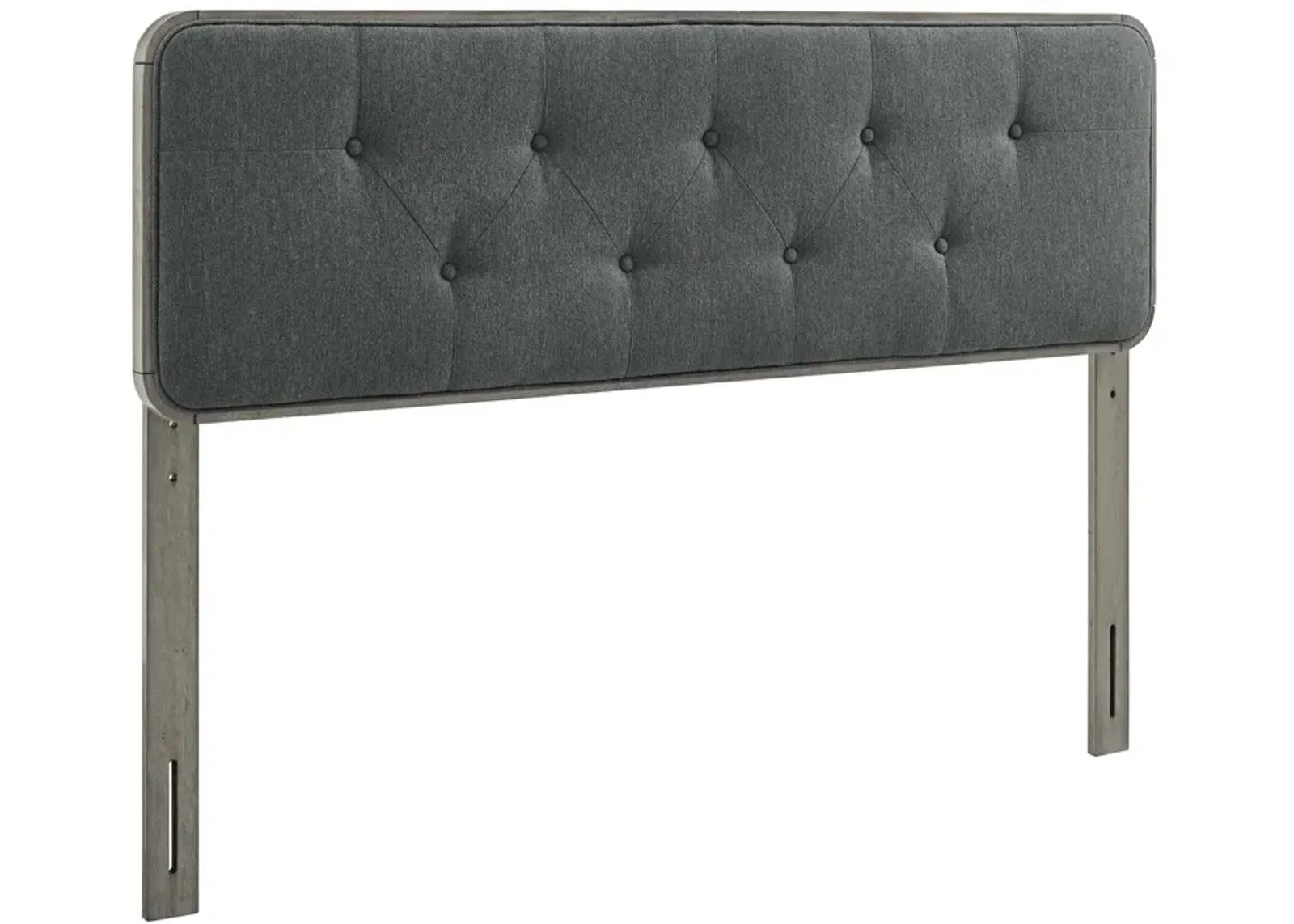 Modway - Collins Tufted King Fabric and Wood Headboard