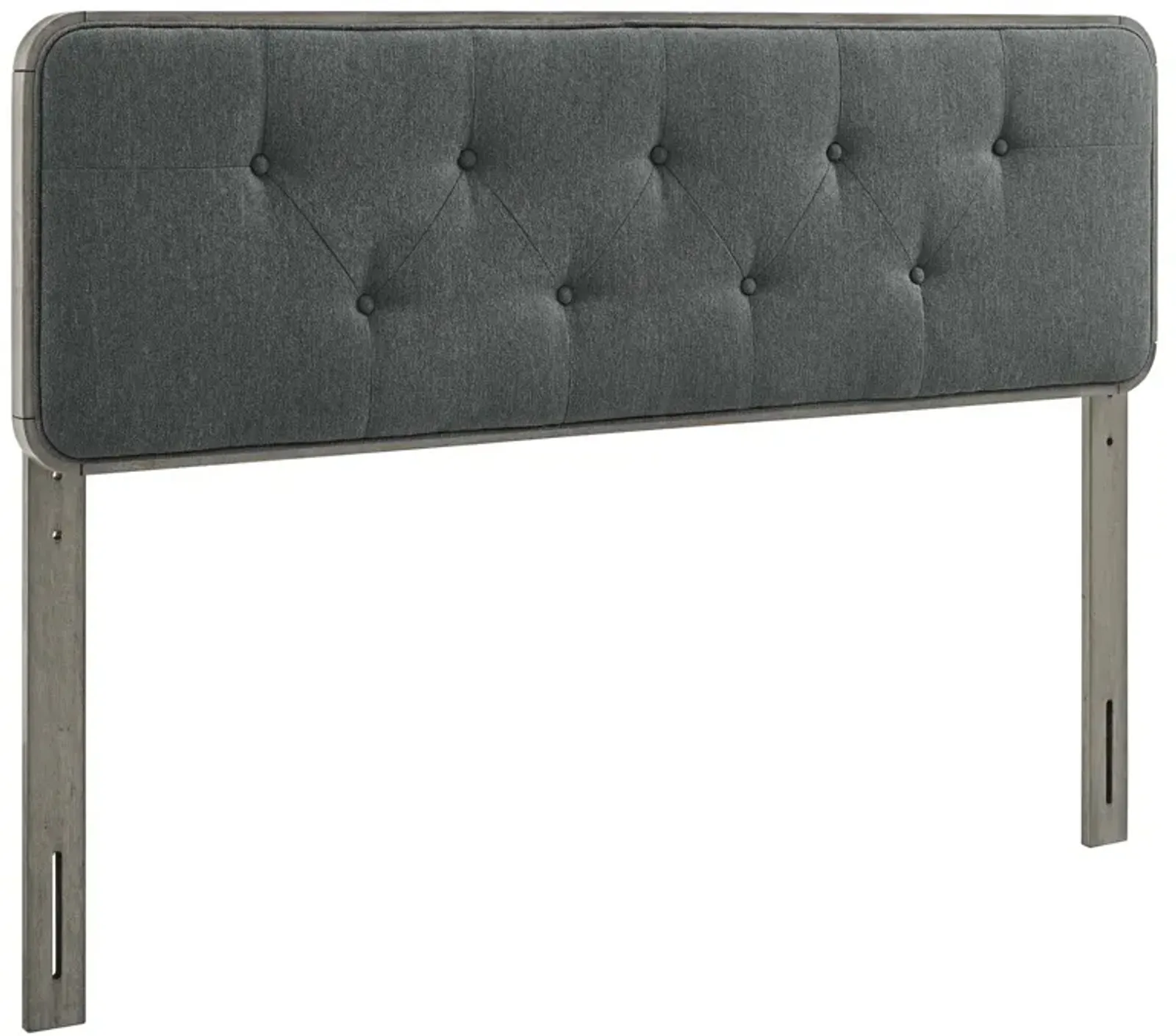 Modway - Collins Tufted King Fabric and Wood Headboard