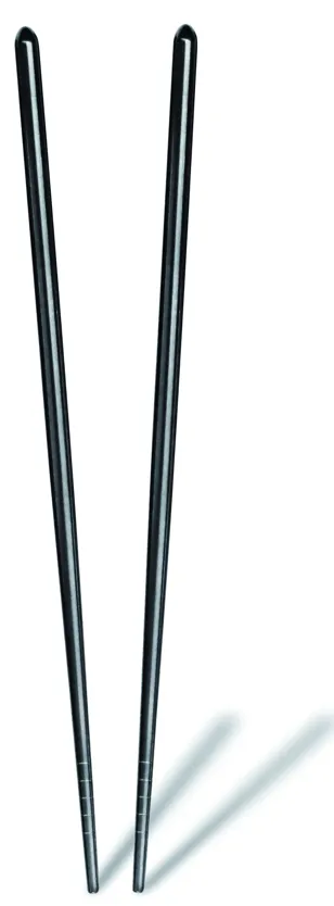 Chopsticks (2 Pieces) - Black Gold