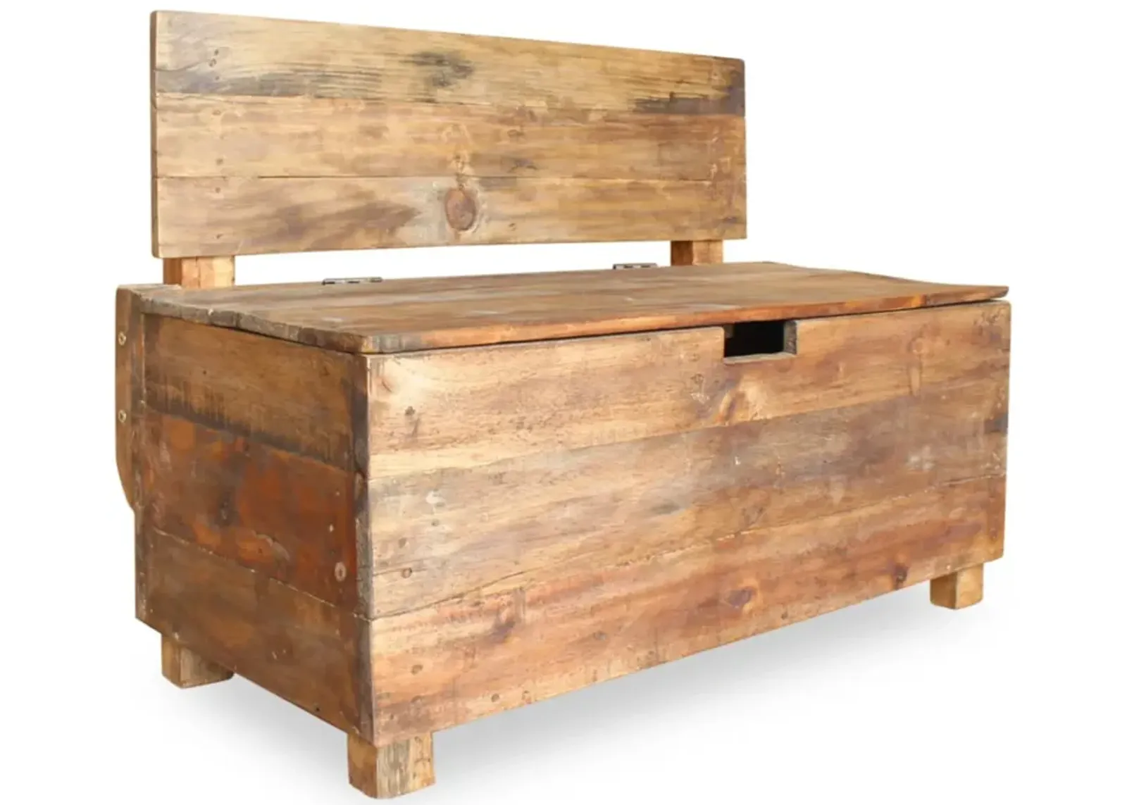 vidaXL Bench Solid Reclaimed Wood 33.9"x15.7"x23.6"