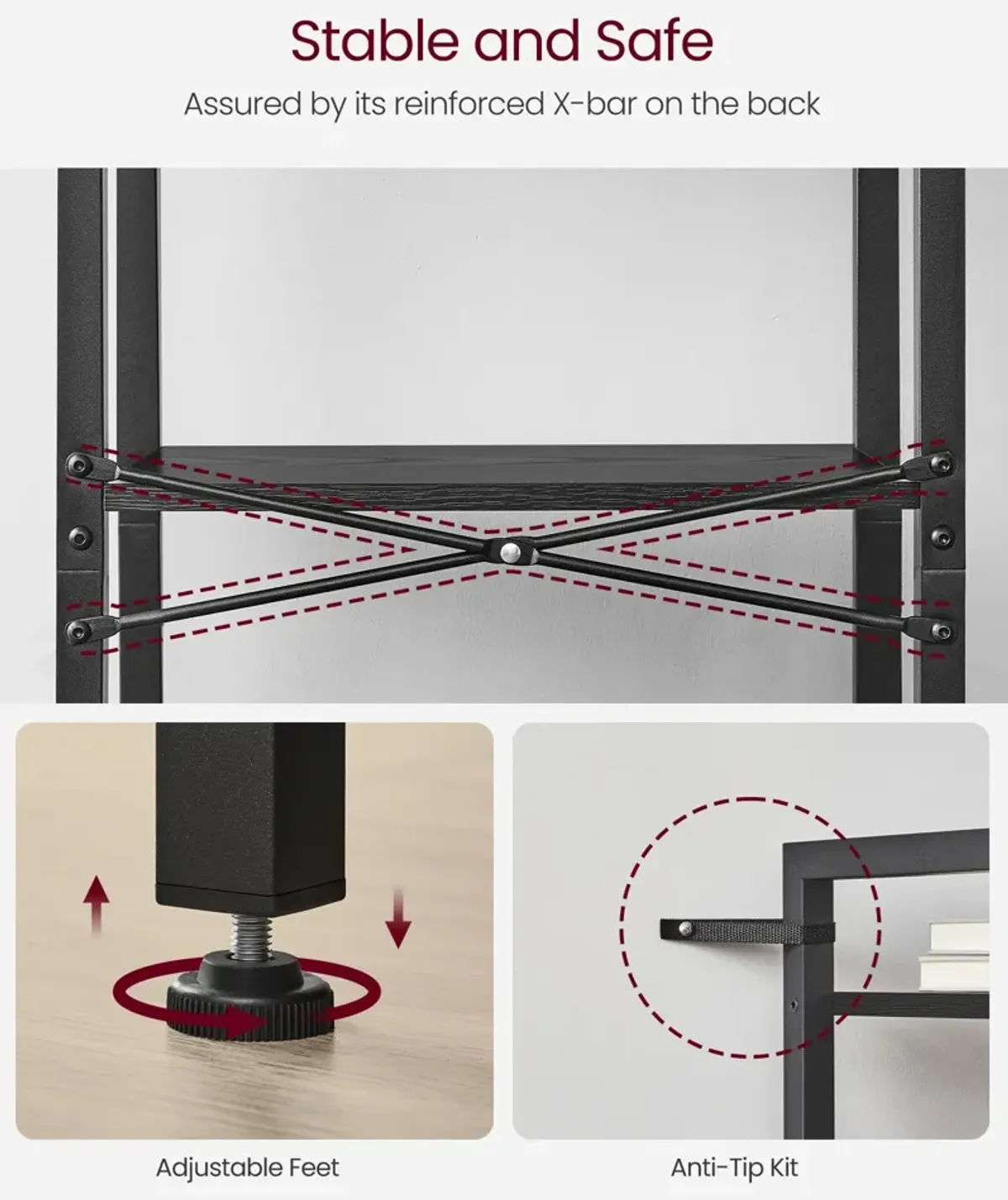 Elegant Narrow Bookshelf Perfect for Living Rooms and Bedrooms